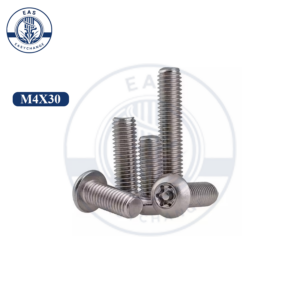 Stainless Steel 304 Hexalobular Socket Button Head Anti-theft Screws SWAS4-30