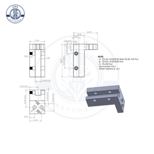 External Sliding Rail DCM-60-44-27.6
