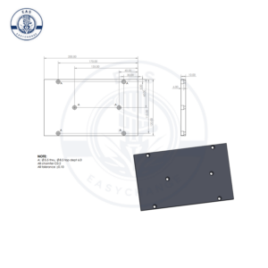 Black Plate S45C-200-120-10