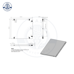 Side Plate S50C-200-180-10 | S50C Steel