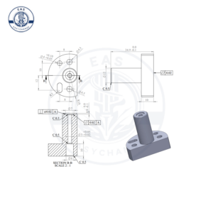 SH-35-34.9G | Precision shaft holder for jigs & automation systems
