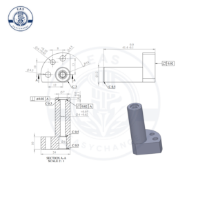 Precision Shaft Holder for Jigs and Automation - SH-35-41.4F