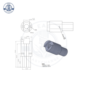 COVER FOR SHAFT OF CYLINDER 200T2  SH – D40/30 – 94.6